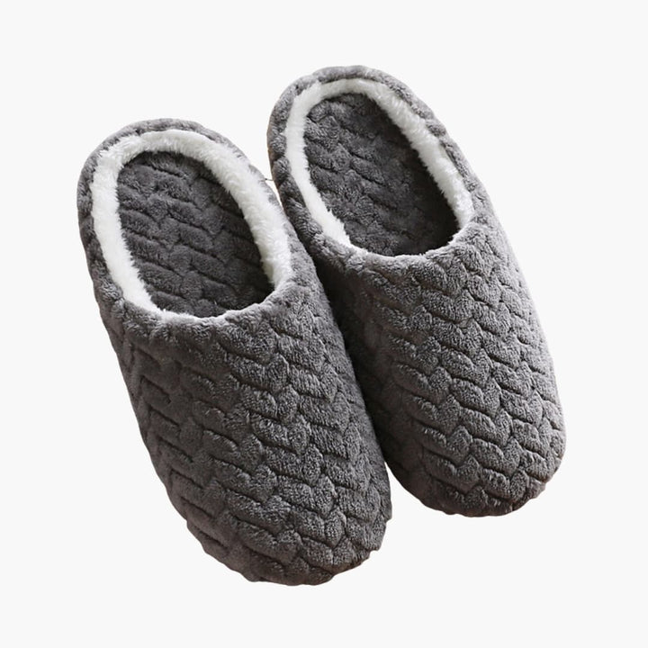 Unisex Hausschuhe für den Winter mit Schlupfdesign und gefüttertem Innenmaterial