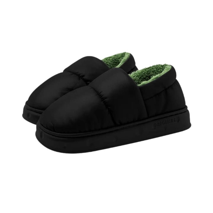 Unisex Hausschuhe mit Futter und fester Sohle