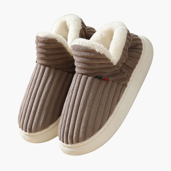 Unisex Hausschuhe mit hohem Schaft Plüschfutter