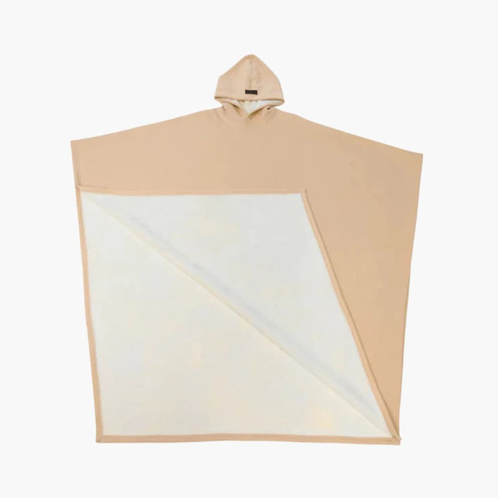 Unisex Poncho Decke mit Kapuze und weiter Passform