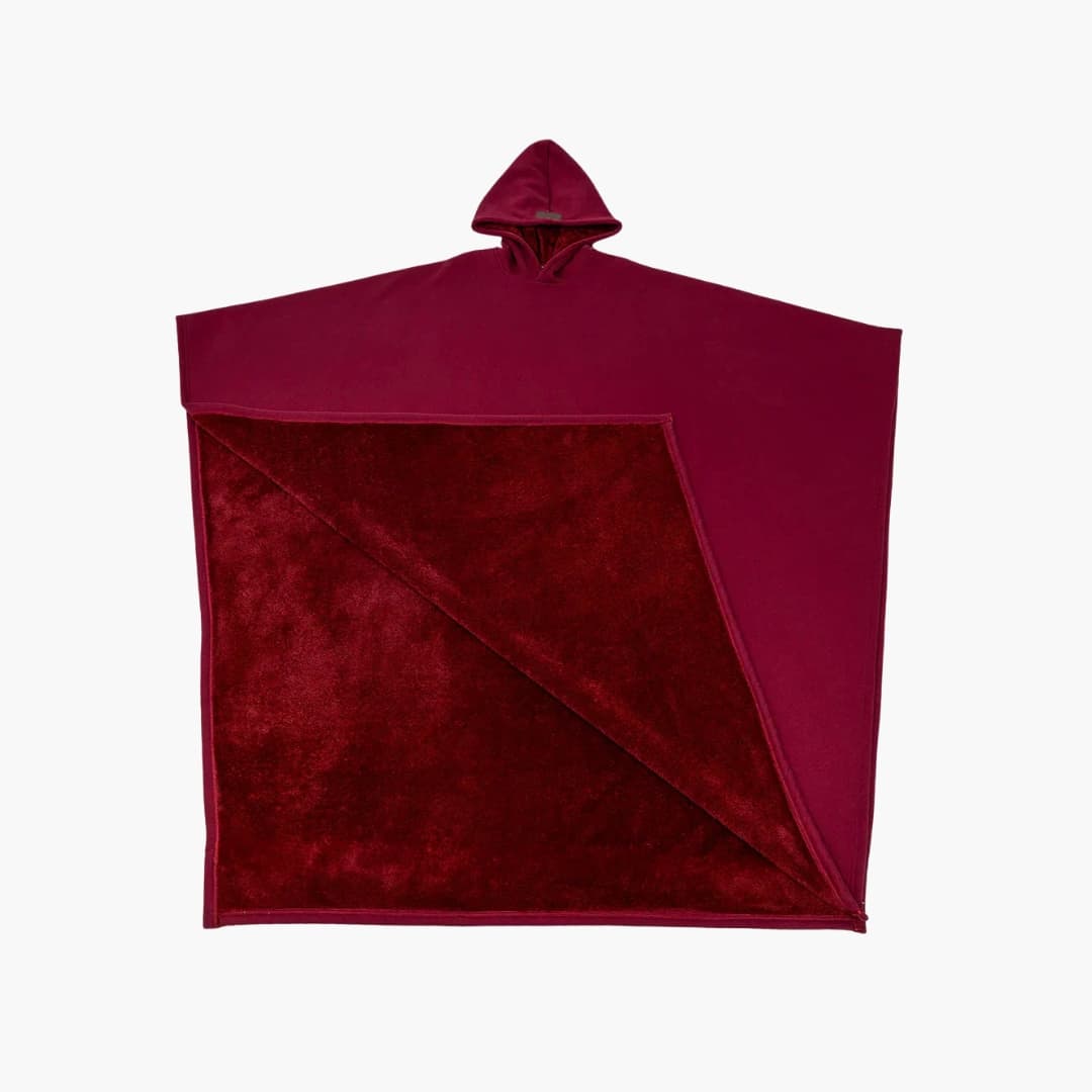 Unisex Poncho Decke mit Kapuze und weiter Passform