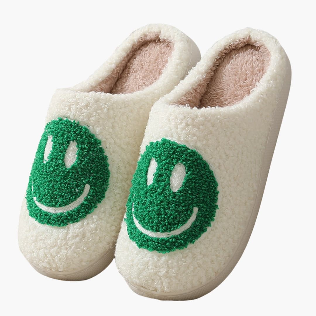 Unisex Slip-On Hausschuhe mit Plüschfutter