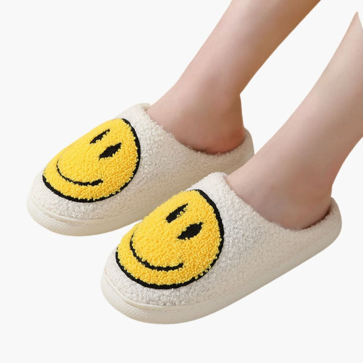 Unisex Slip-On Hausschuhe mit Plüschfutter