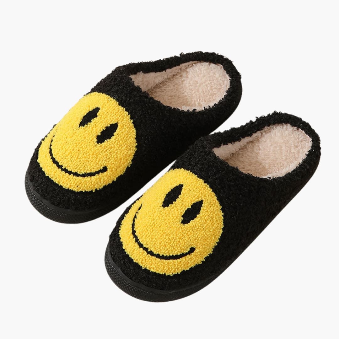 Unisex Slip-On Hausschuhe mit Plüschfutter