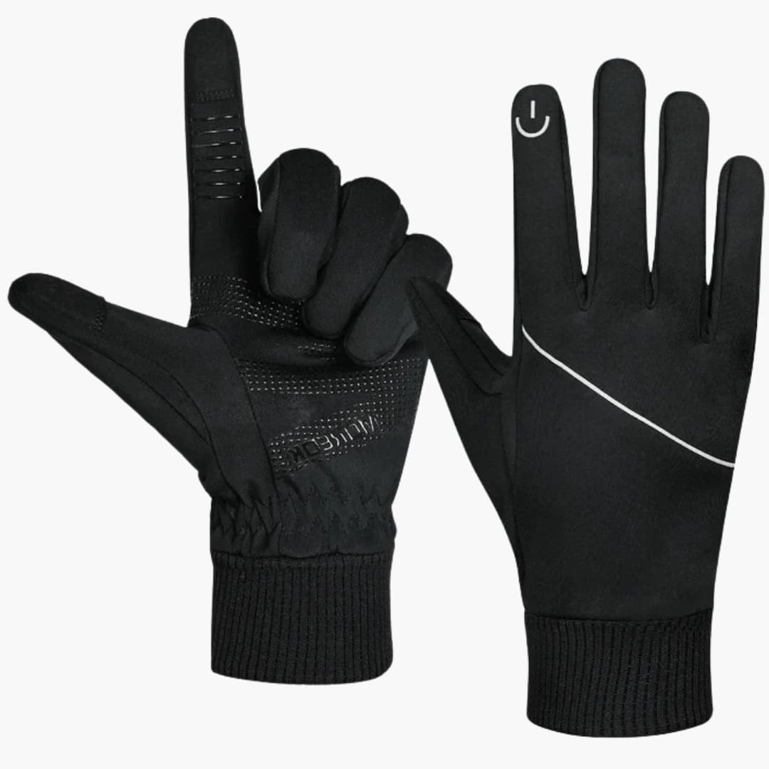Unisex Sporthandschuhe mit strukturierter Oberfläche und Touchfunktion