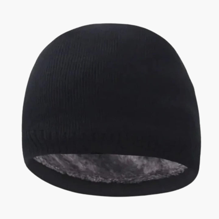 Unisex Strickmütze mit Fleecefutter und gestrickter Oberfläche