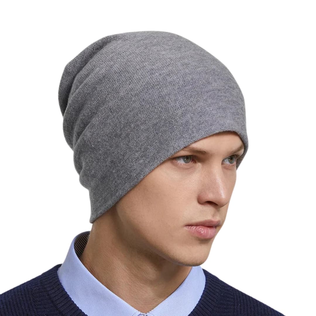 Unisex Strickmütze mit runder Form und gleichmäßiger Oberfläche