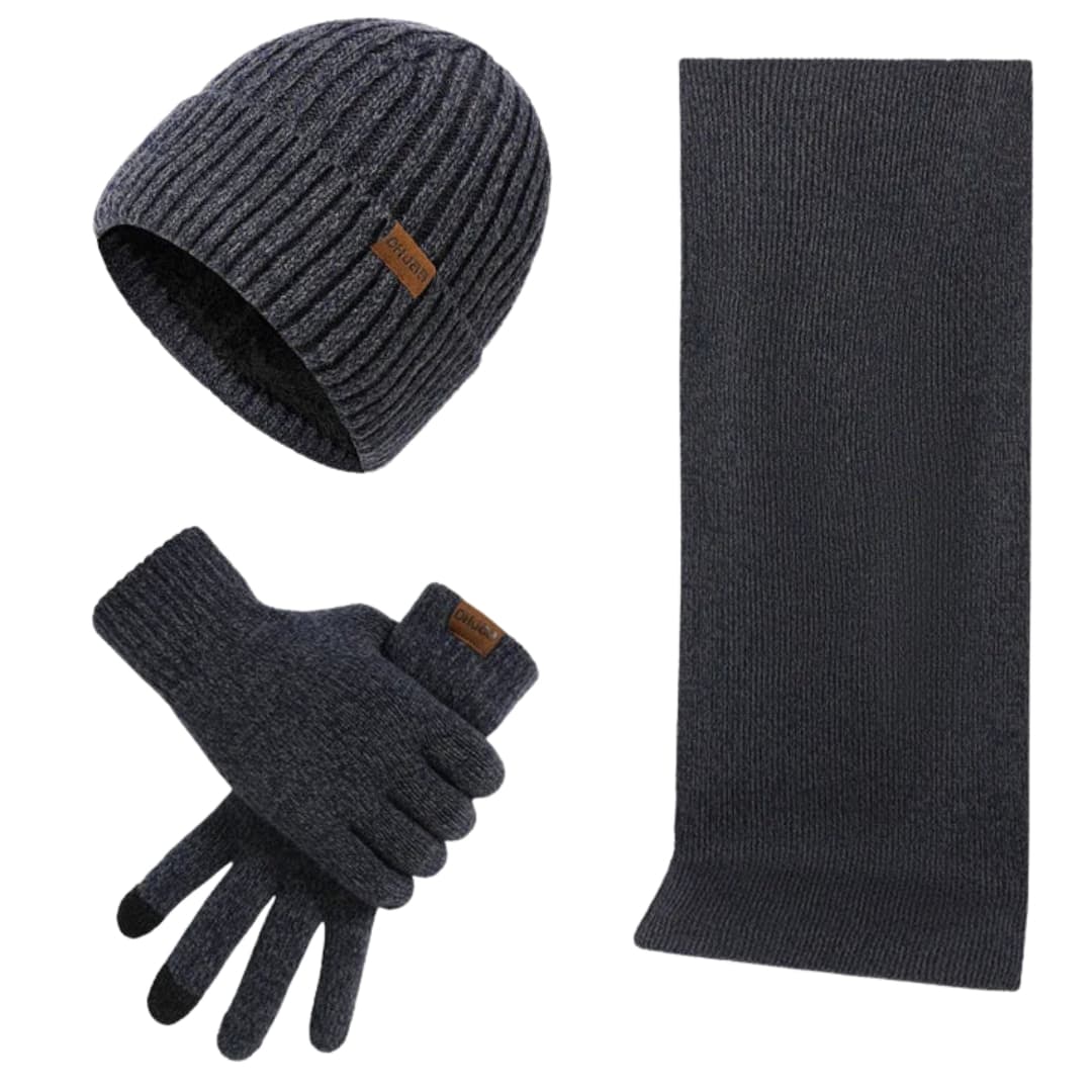 Unisex Winterset mit Mütze Schal und Handschuhen