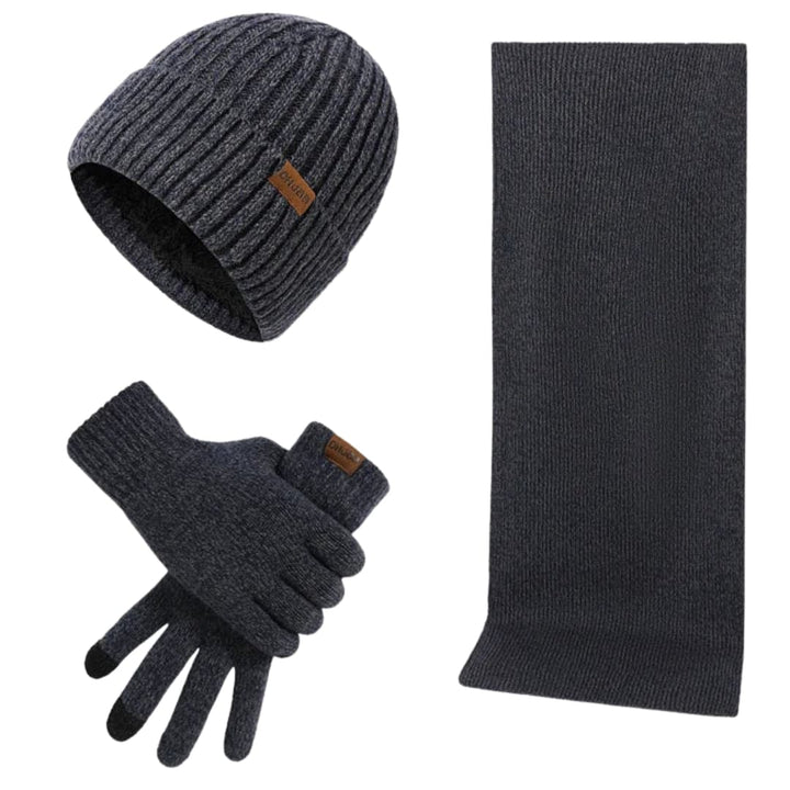 Unisex Winterset mit Mütze Schal und Handschuhen