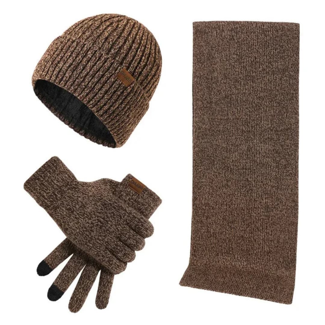 Unisex Winterset mit Mütze Schal und Handschuhen