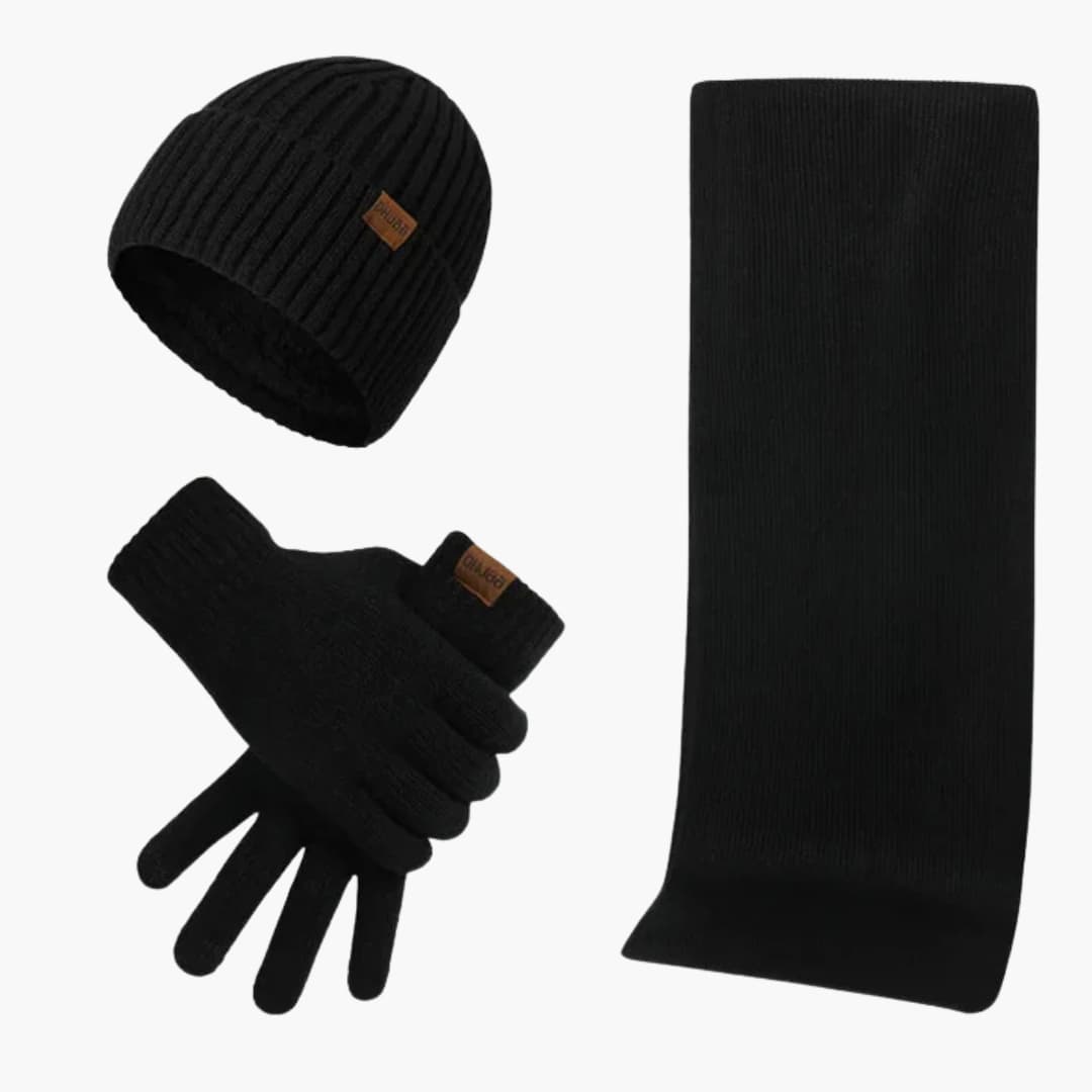 Unisex Winterset mit Mütze Schal und Handschuhen