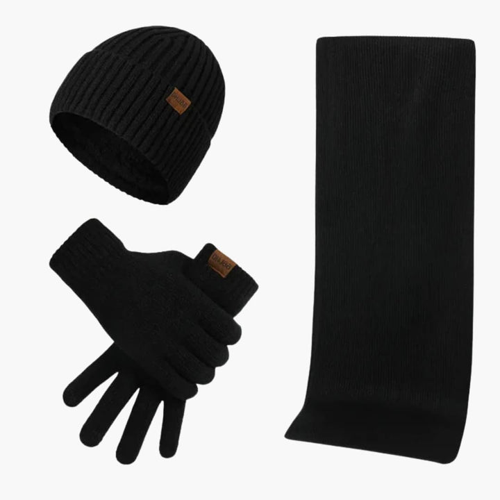 Unisex Winterset mit Mütze Schal und Handschuhen