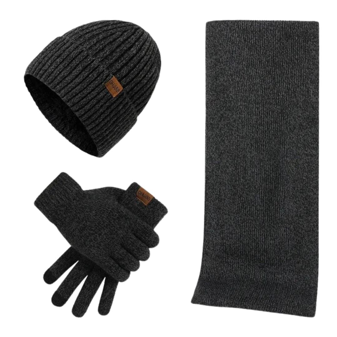 Unisex Winterset mit Mütze Schal und Handschuhen