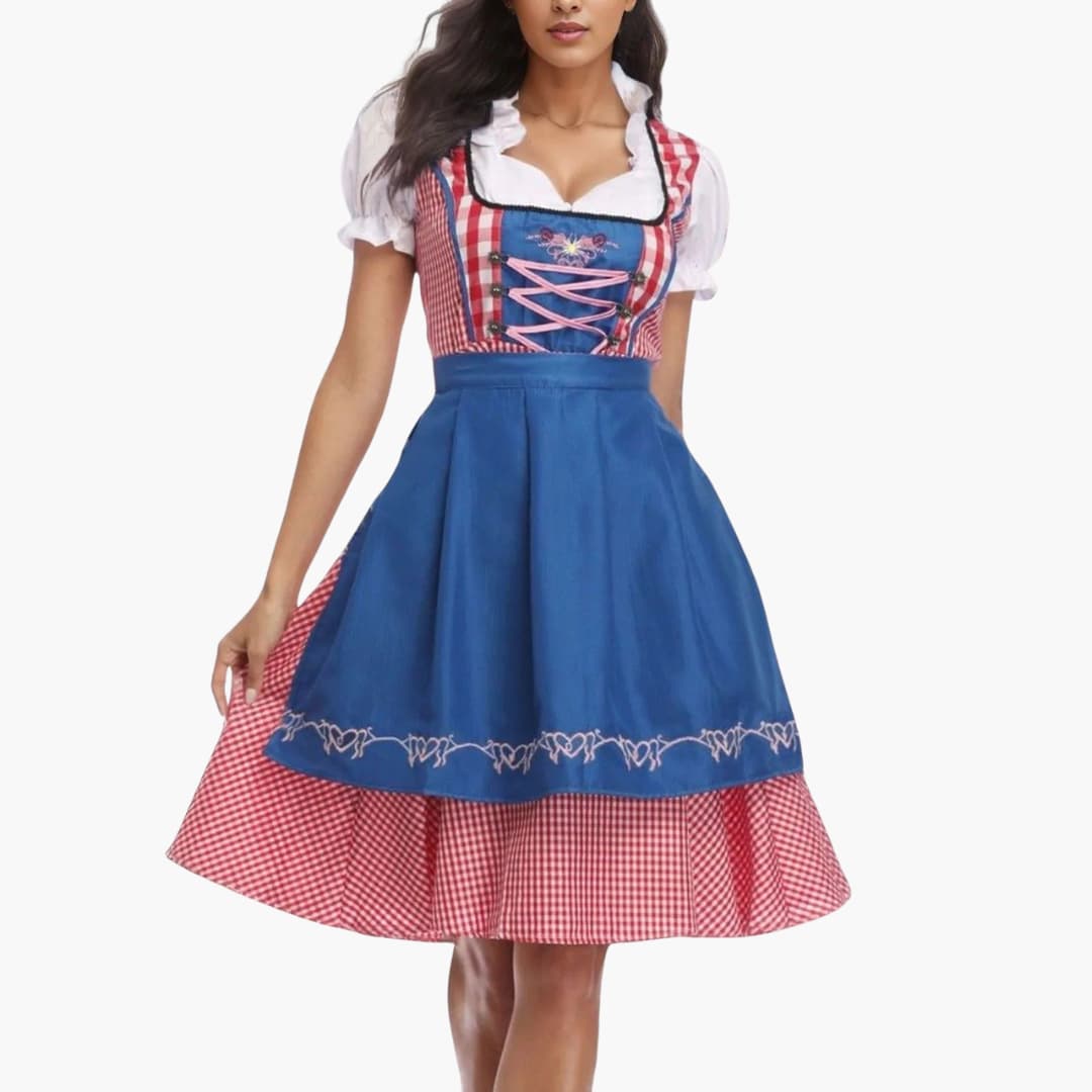 Traditionelles Dirndl kleid für Damen - Oktoberfest 2025