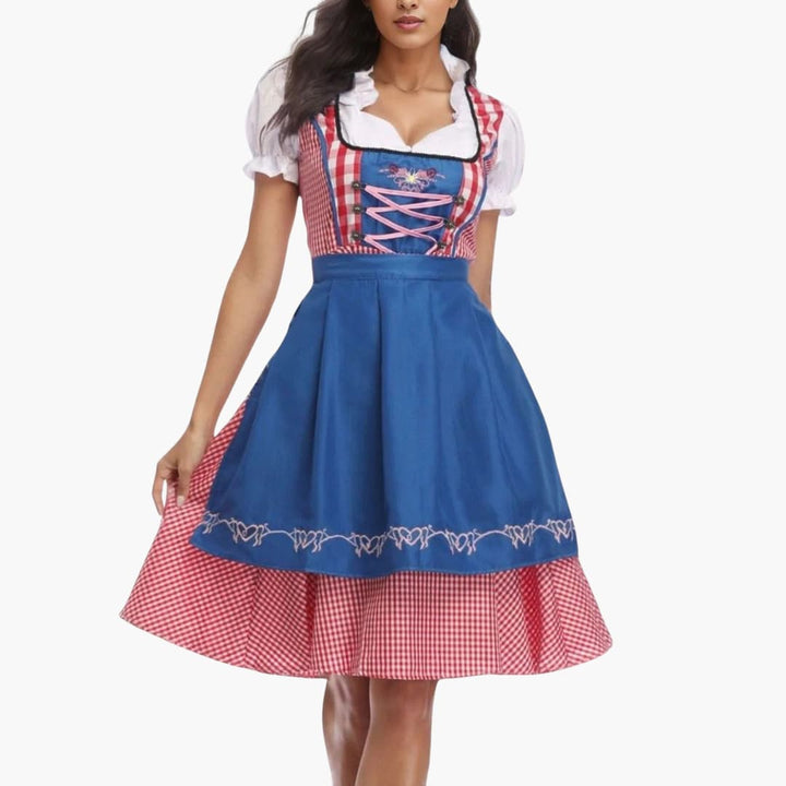 Traditionelles Dirndl kleid für Damen - Oktoberfest 2025