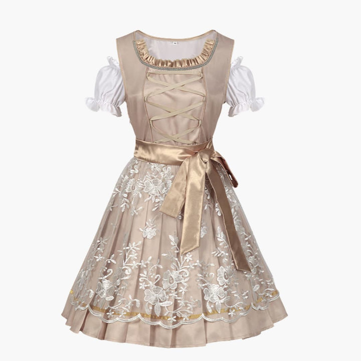 Traditionelles Dirndl Kleid für Damen - Oktoberfest 2025