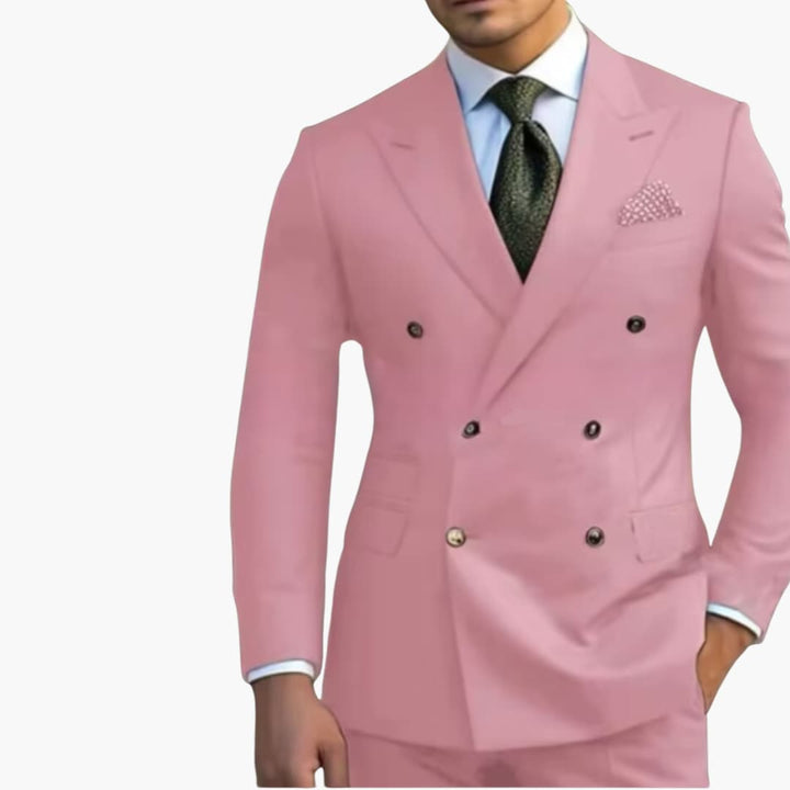 Herrenanzug mit Reverskragen und passender Hose