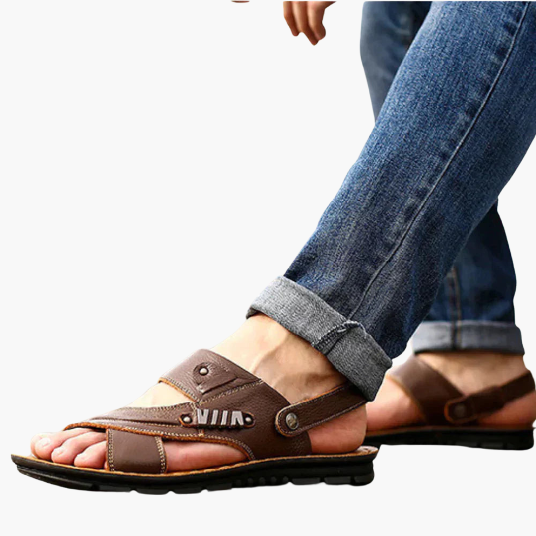 Bequeme orthopädische Sandalen für Herren - robust & komfortabel