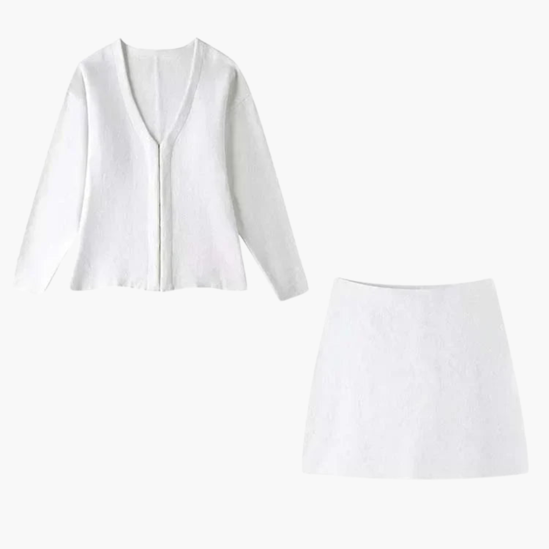 Strick-Zweiteiler Set für Damen – elegant & modisch