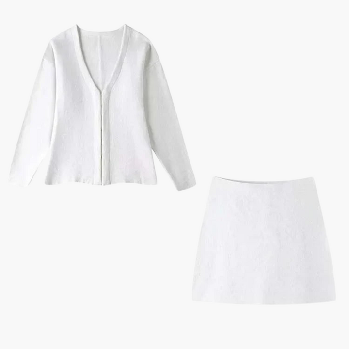 Strick-Zweiteiler Set für Damen – elegant & modisch