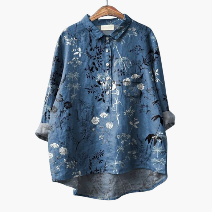 Elegante leichte Seidenbluse für Frauen - SchmiedeMode