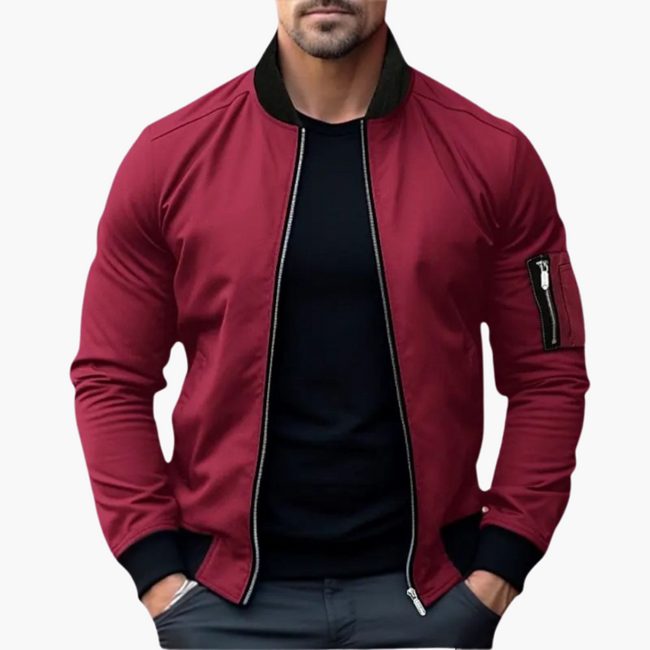 Leichte Bomberjacke für Herren - Atmungsaktiv & Stylisch