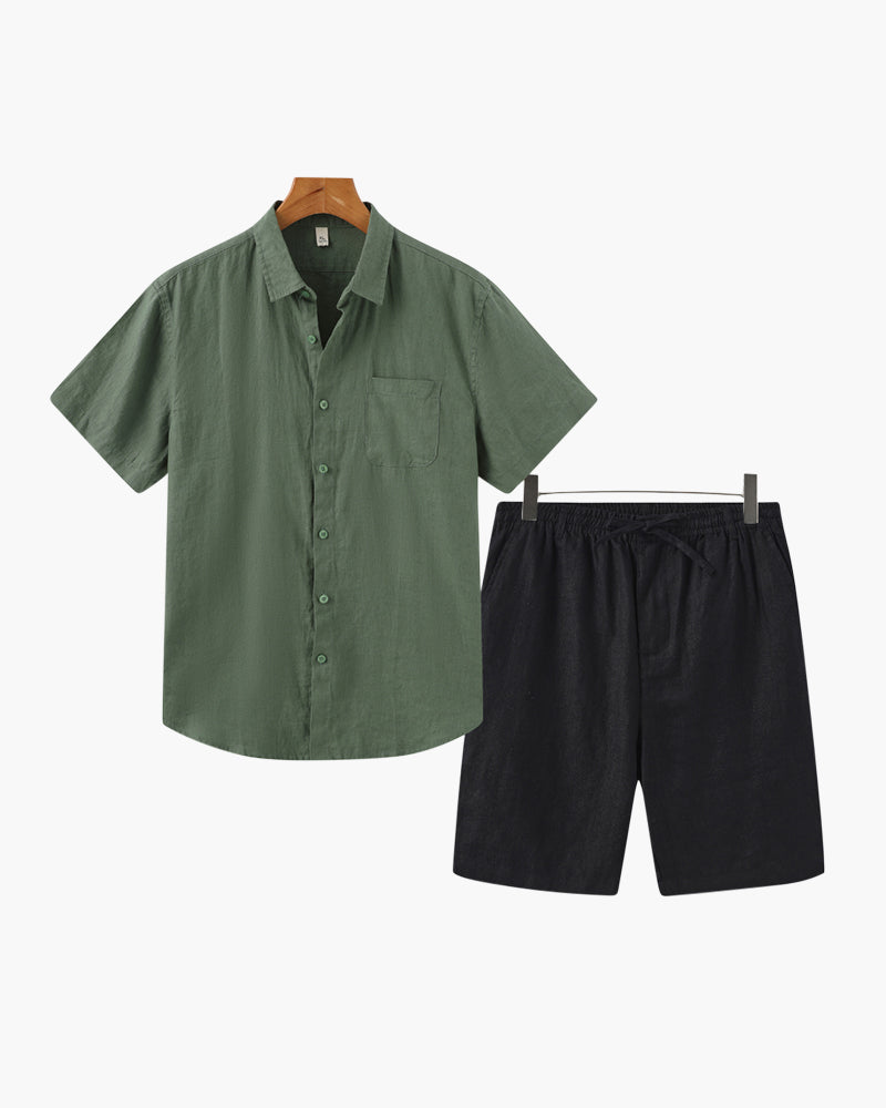 Sommer Co-Ord Set für Herren - Bequemes Freizeit Outfit