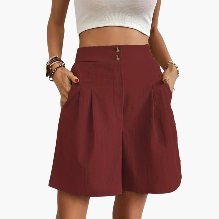 Ripp Crop Top mit Plisseerock für Damen – Sommeroutfit