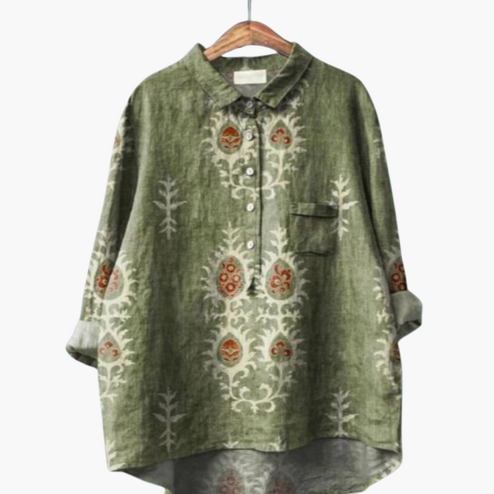 Elegante leichte Seidenbluse für Frauen - SchmiedeMode