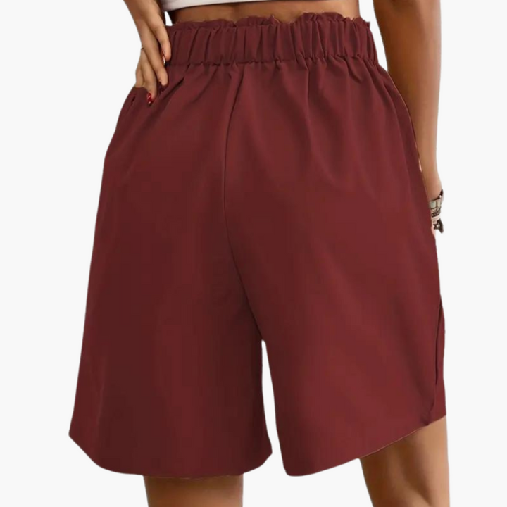 Ripp Crop Top mit Plisseerock für Damen – Sommeroutfit