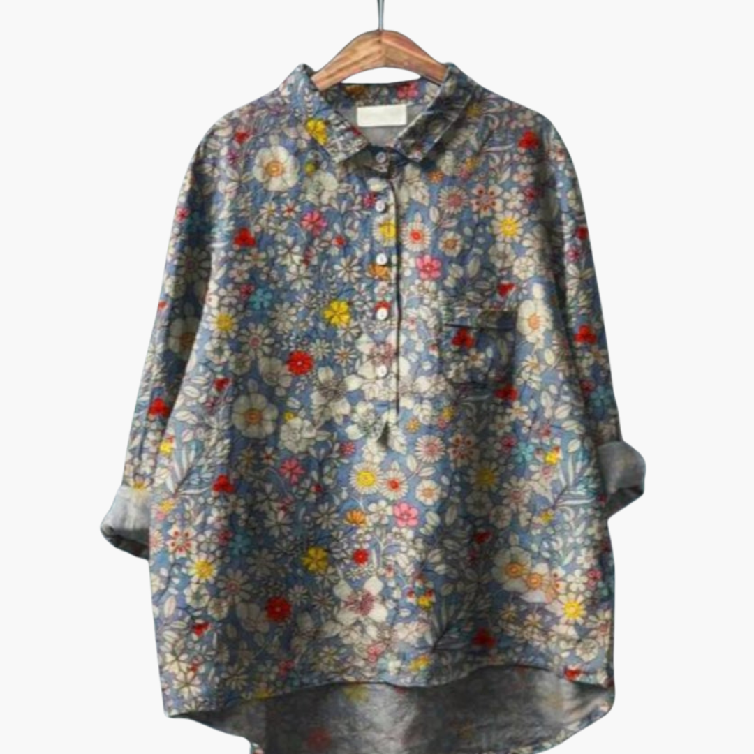 Elegante leichte Seidenbluse für Frauen - SchmiedeMode