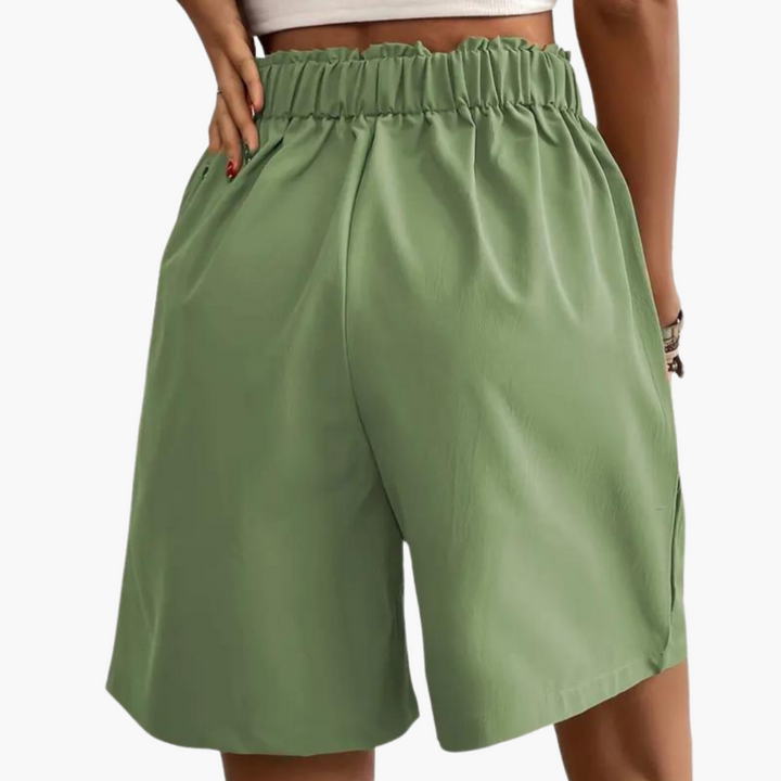Ripp Crop Top mit Plisseerock für Damen – Sommeroutfit