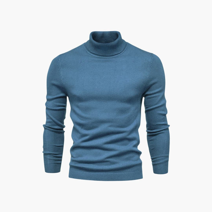 Herren pullover mit Rollkragen und langen Ärmeln