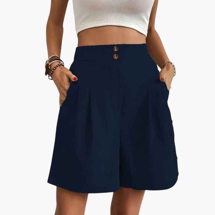 Ripp Crop Top mit Plisseerock für Damen – Sommeroutfit