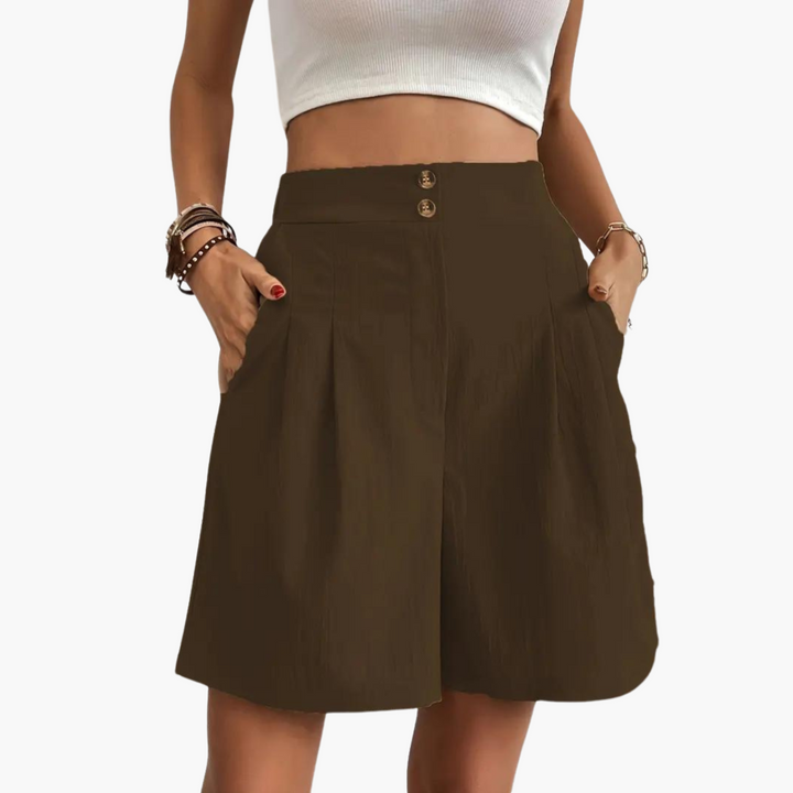 Ripp Crop Top mit Plisseerock für Damen – Sommeroutfit
