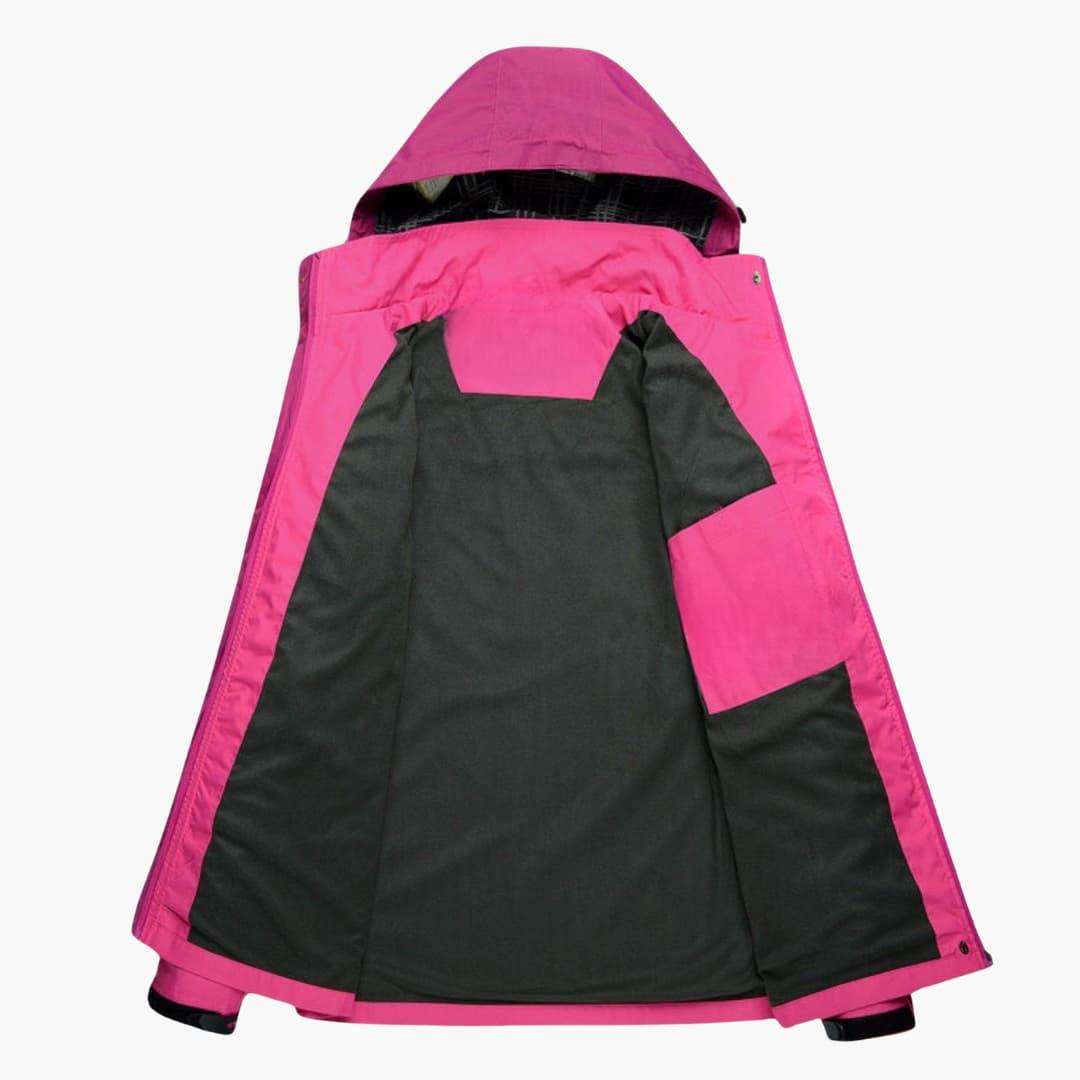 Herren Outdoorjacke mit Kapuze und Reißverschluss