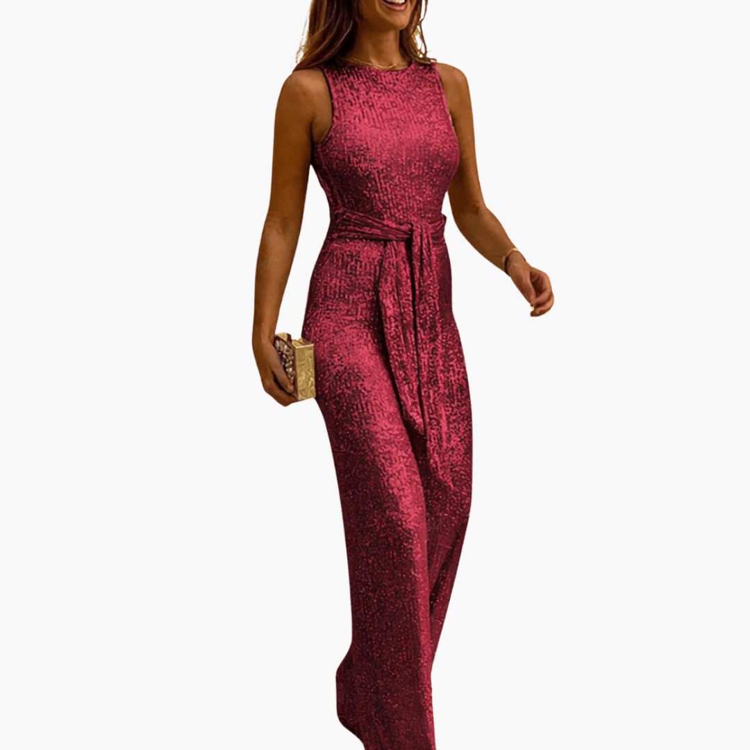 Stylischer Glitzer Jumpsuit für Frauen - SchmiedeMode