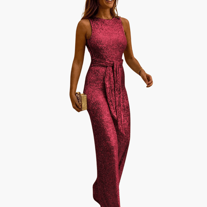 Stylischer Glitzer Jumpsuit für Frauen - SchmiedeMode