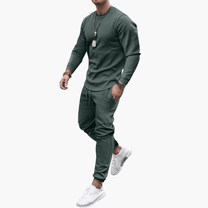 Stylisches Slim Fit Trainingsanzug-Set für Männer - SchmiedeMode