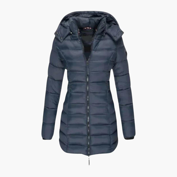 Warm gefütterter Wintermantel für Damen - SchmiedeMode