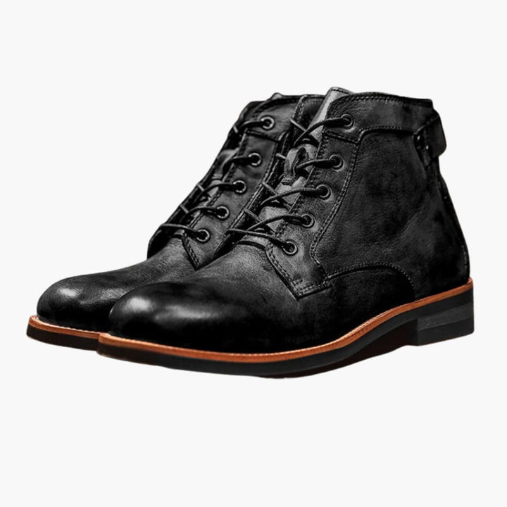 Schnürstiefel aus Leder für Herren