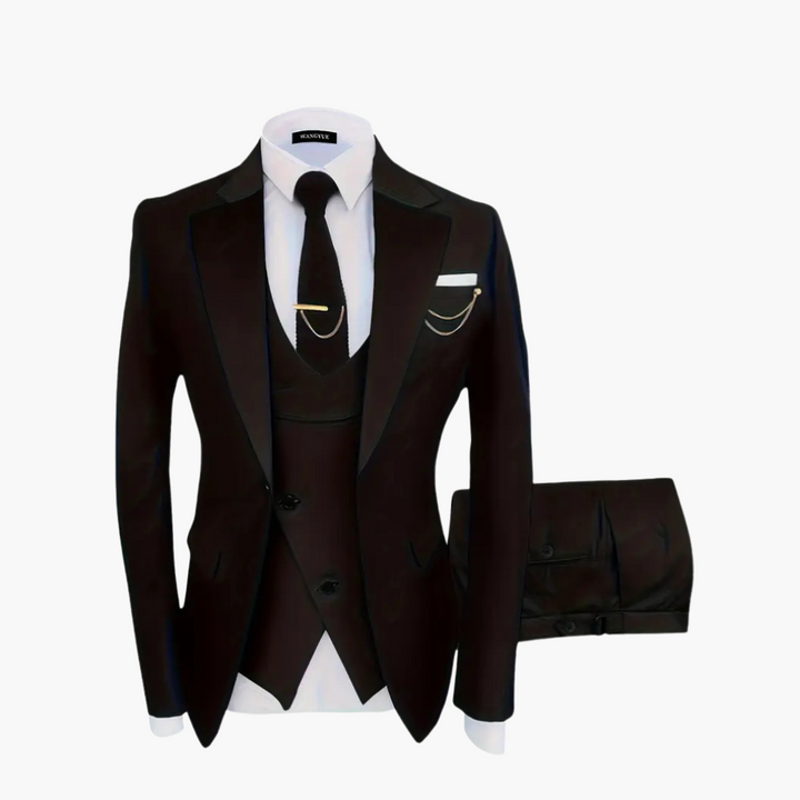 Eleganter Hochzeitsanzug - Herren 3-teilig für festliche Gäste