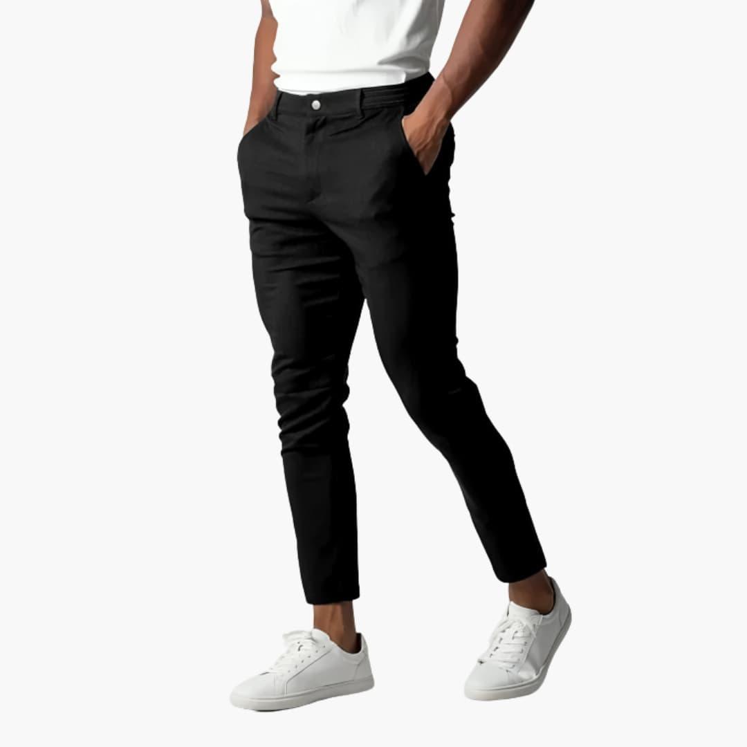 Bequeme Stretch-Chinohose für Herren - SchmiedeMode