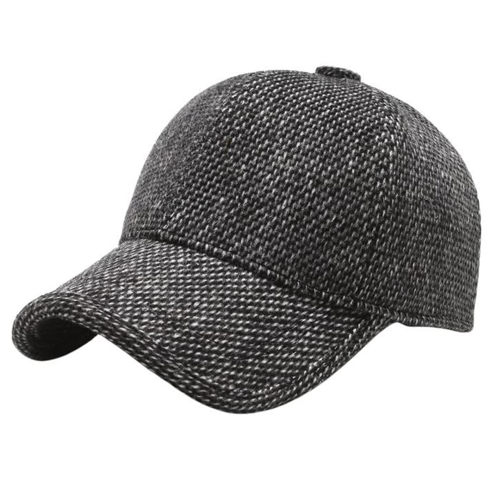 Herren Wintermütze mit Fleecefutter und Strickoberfläche