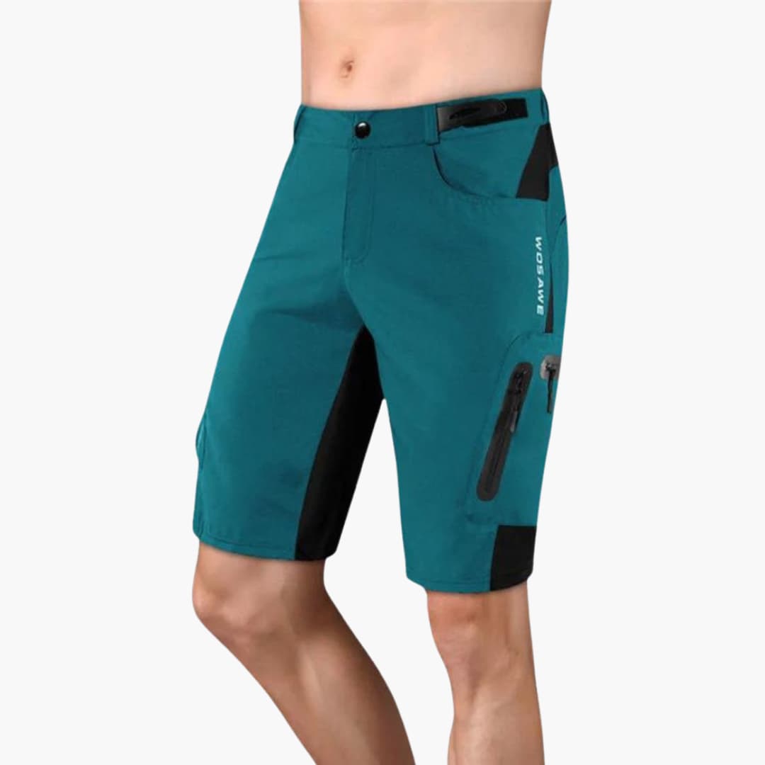 Herren Outdoor Shorts mit Reißverschlusstaschen für Sommer