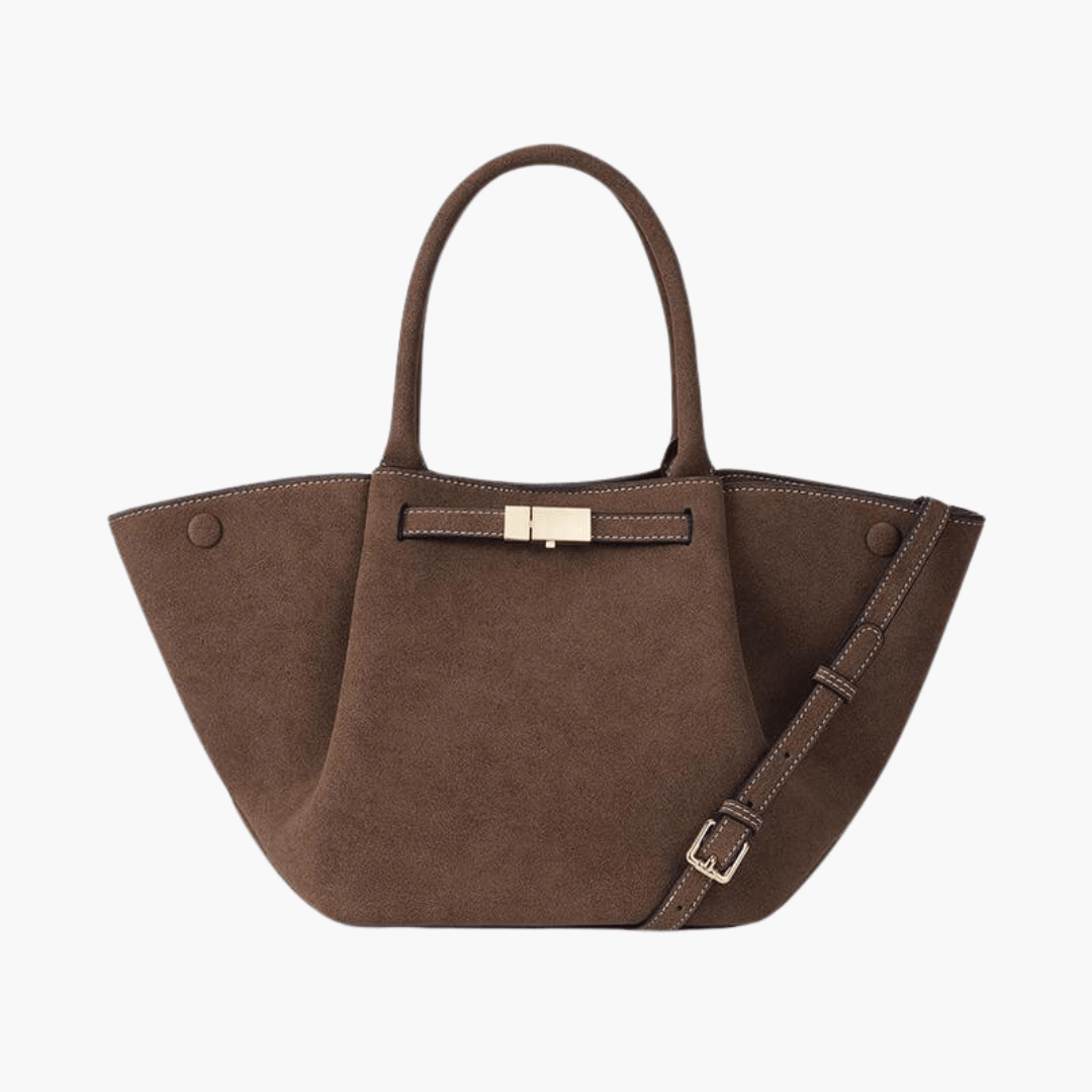Stilvolle verstellbare Wildledertasche für Frauen - SchmiedeMode
