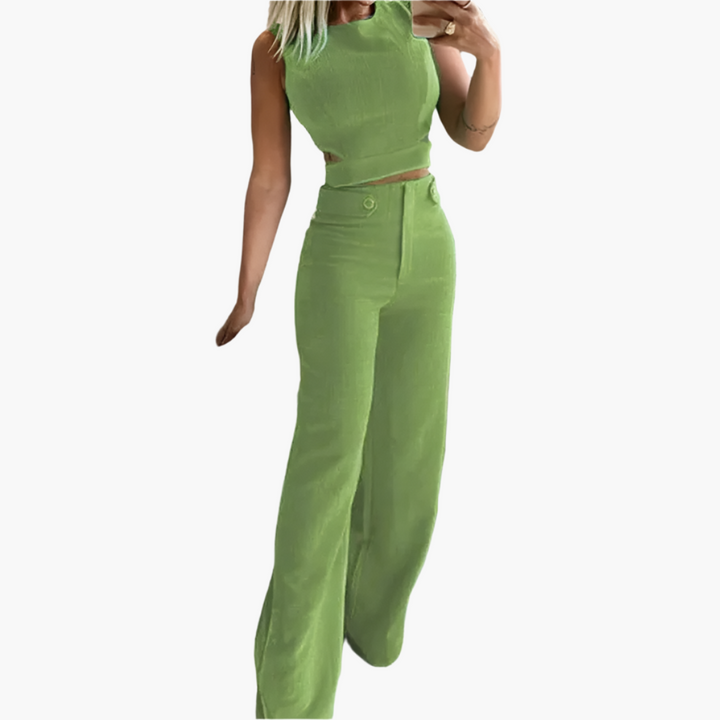 Fließendes V-Ausschnitt-Kleid für Damen - entspannte Passform