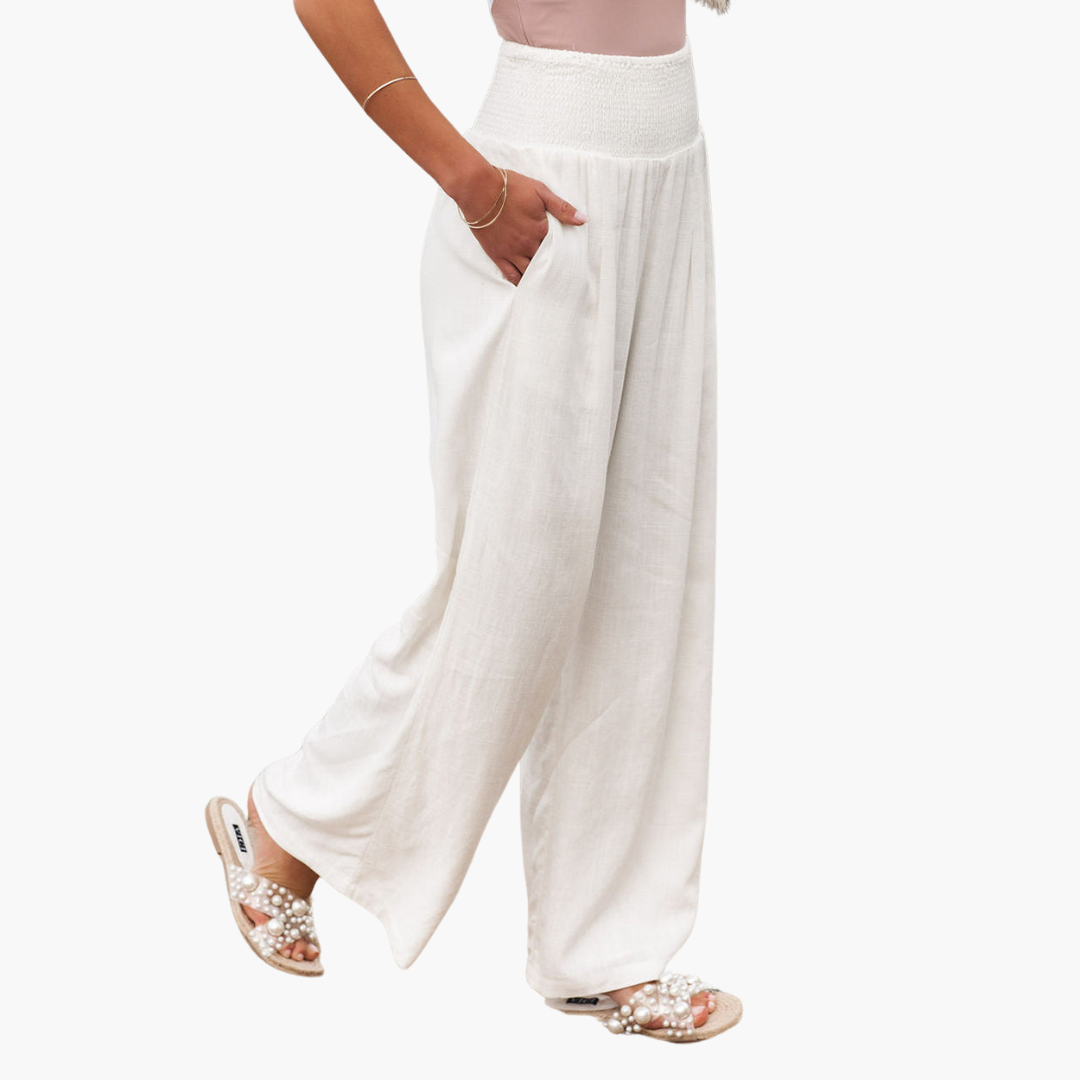 Palazzo Hose für Damen – Weite, bequeme Sommerhose