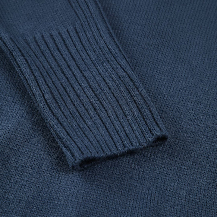 Damen pullover mit Rollkragen und Rippstruktur