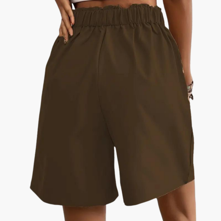 Ripp Crop Top mit Plisseerock für Damen – Sommeroutfit